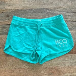 Hollister XS green lounge shorts